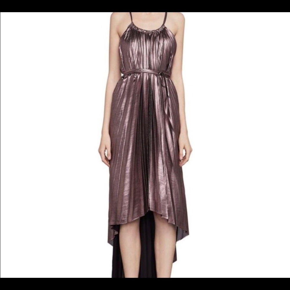 BCBGMAXAZRIA Metallic Valerie Dress